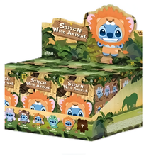 Disney Stitch Wild Animal Plush Keychain Blind Box